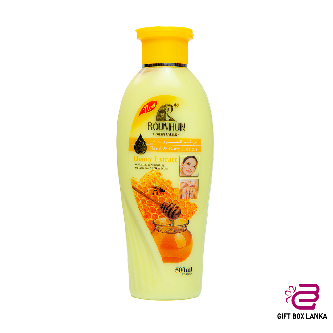ROUSHUN Honey Extract Hand & Body Lotion  500ml