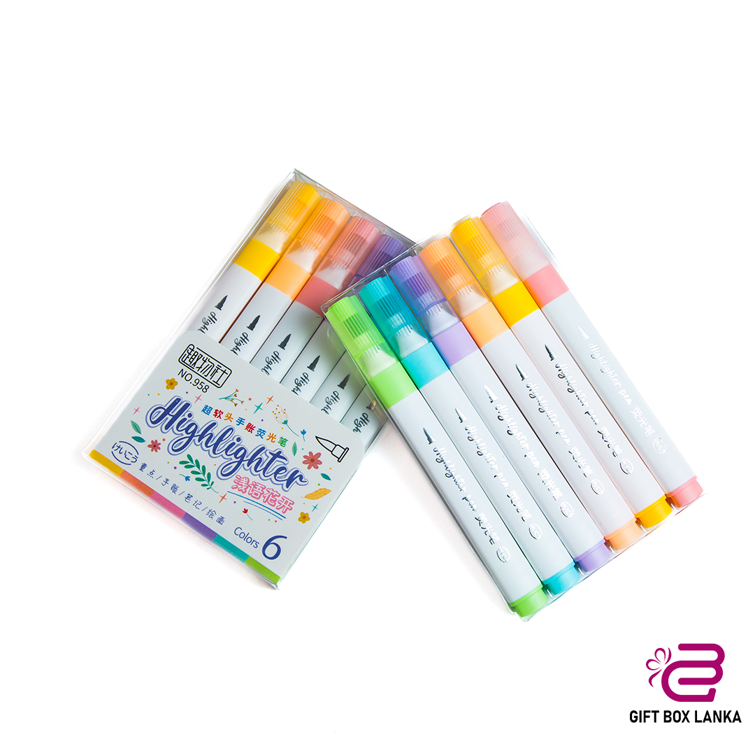 6 Shades Highlighter Set