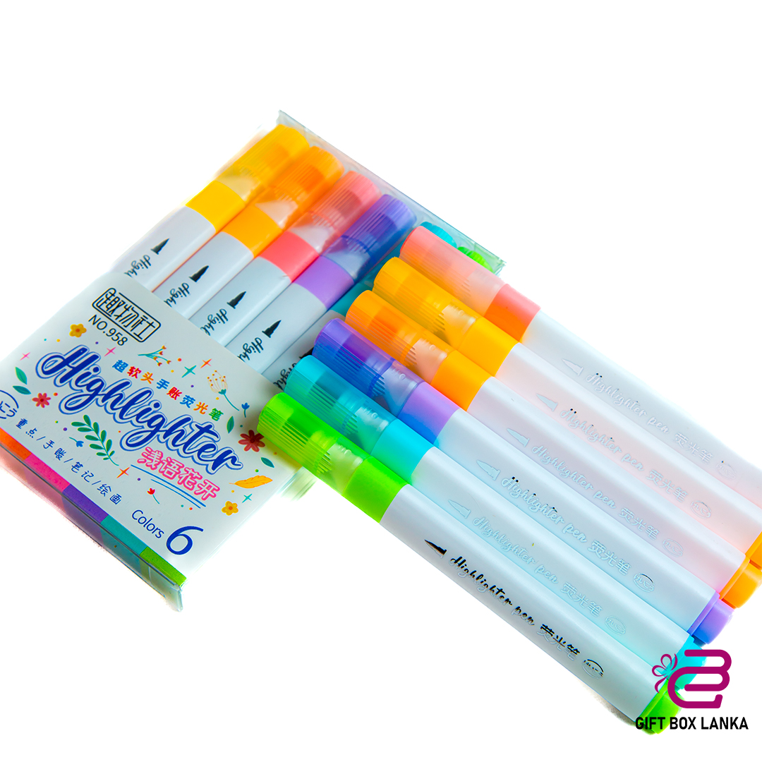 6 Shades Highlighter Set