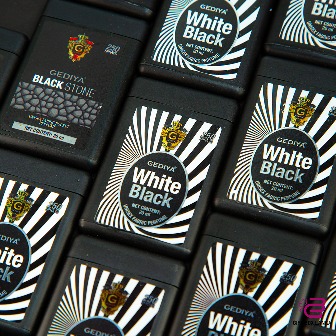 GEDIYA White Black Unisex Pocket Perfume (D- 1216)