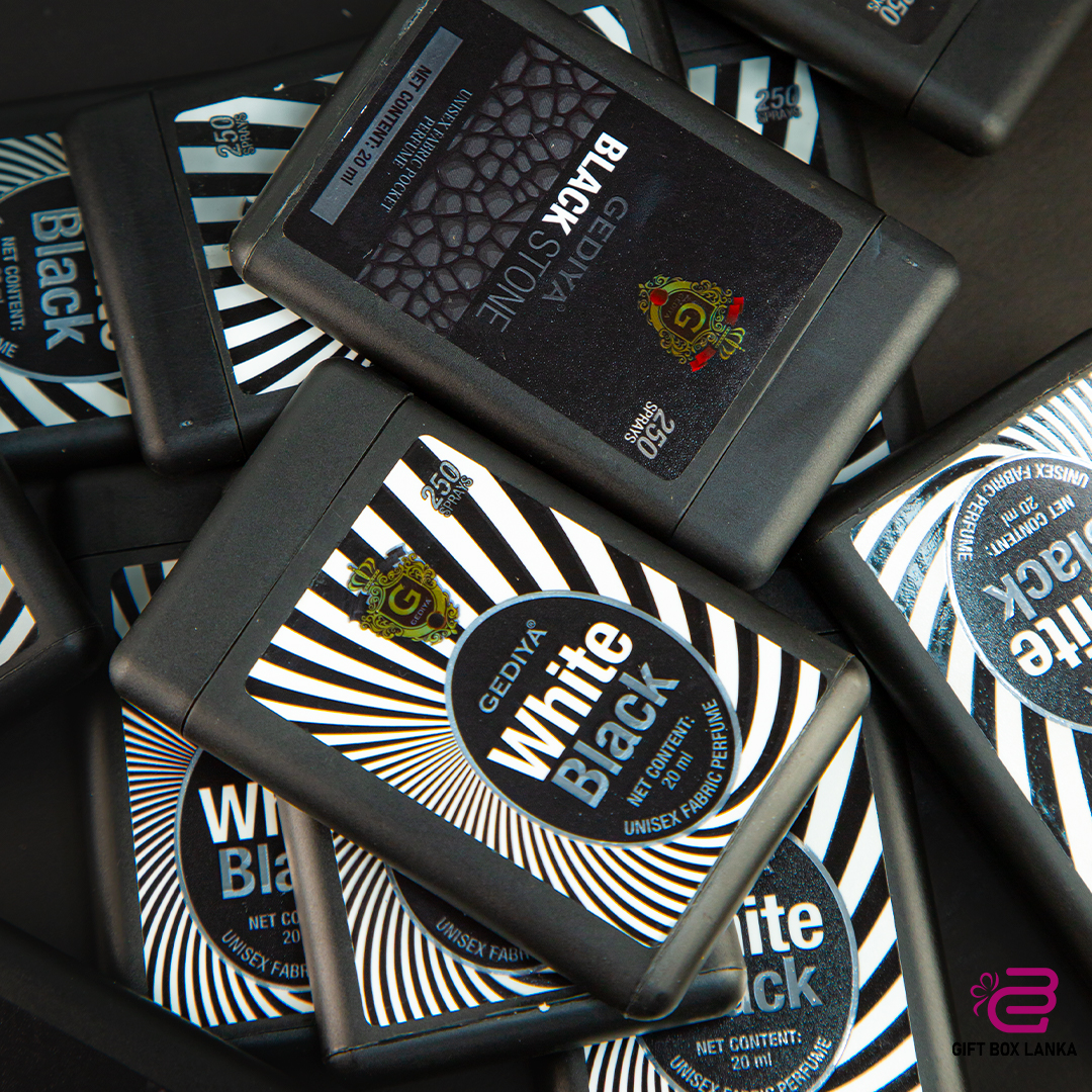 GEDIYA White Black Unisex Pocket Perfume (D- 1216)