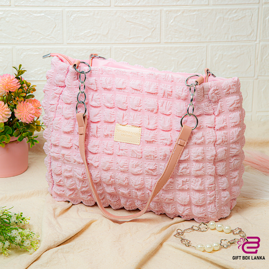Aesthetic Cloud Bubble Tote Bag (D- 1229)