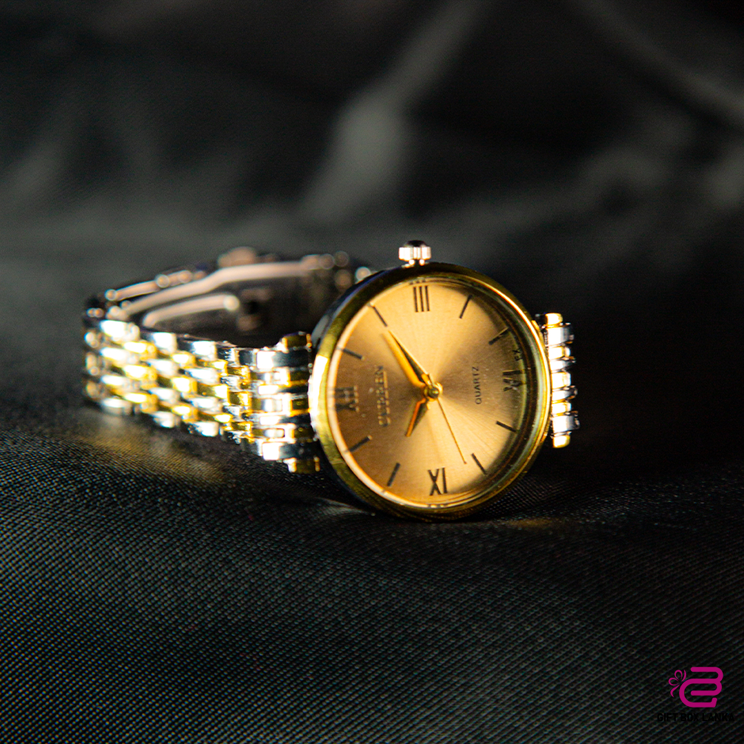 CURREN Gold & Silver Women Watch (D- 1244)
