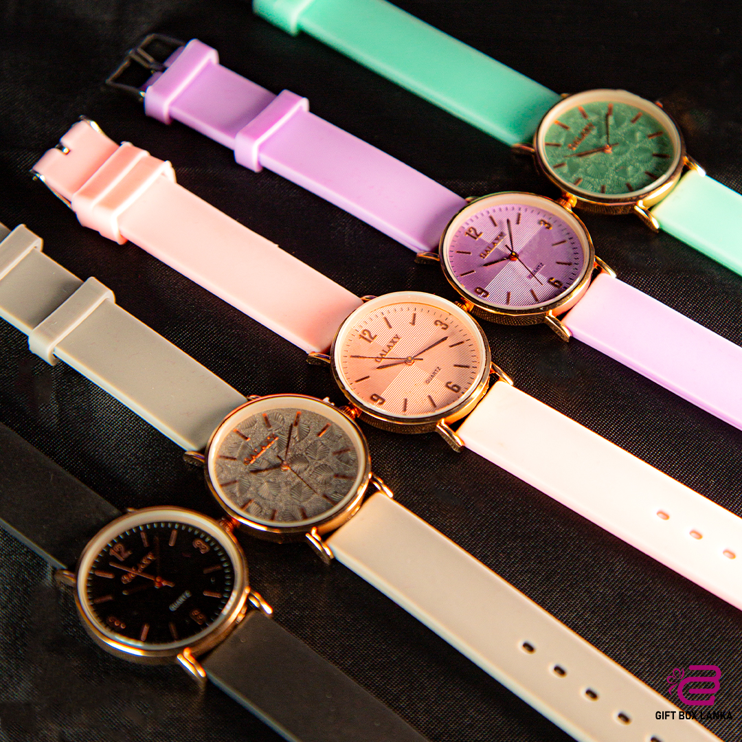 GALAXY Color Belt Cute Girls Watch (D- 1260)