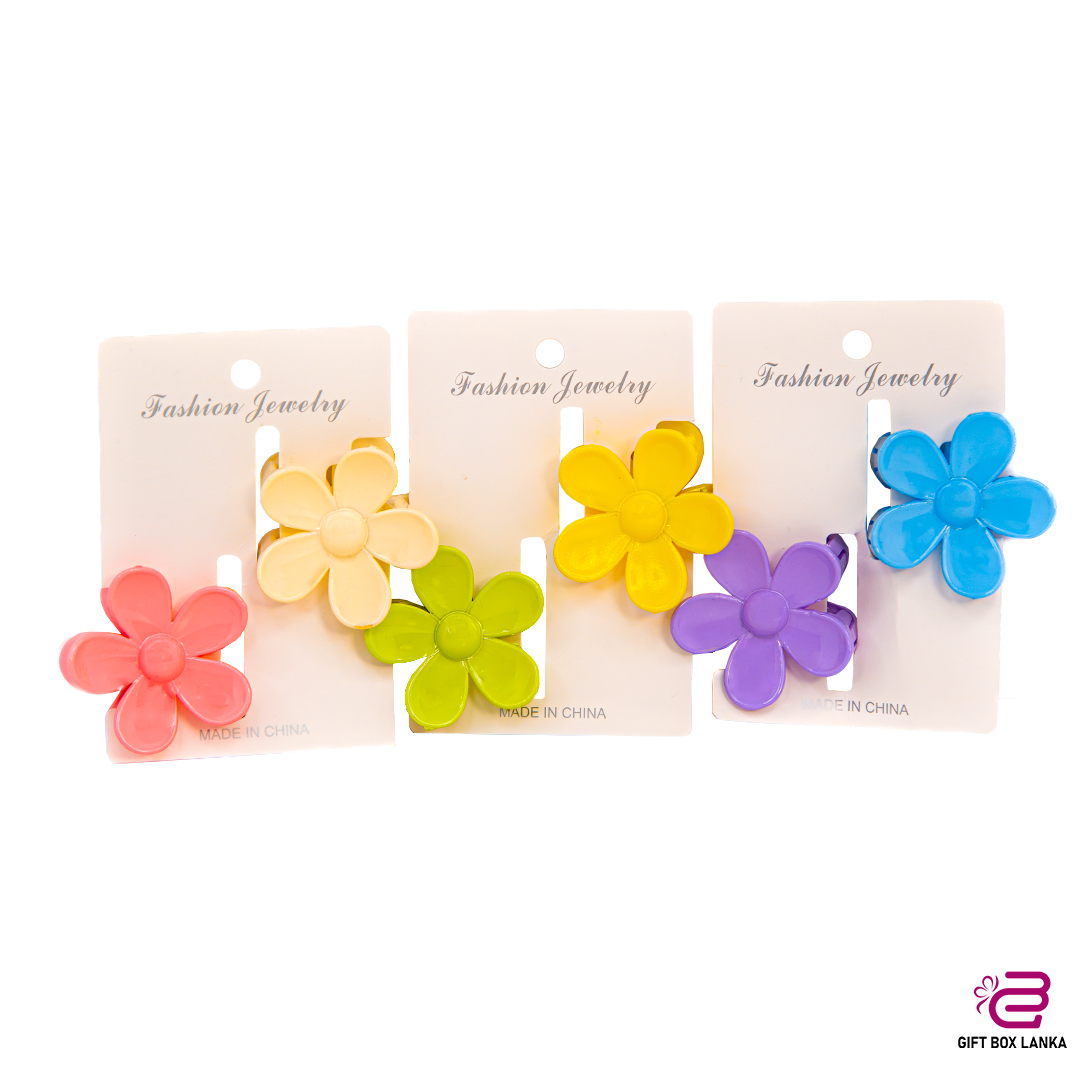 Flower 2pcs Hair Clip Set