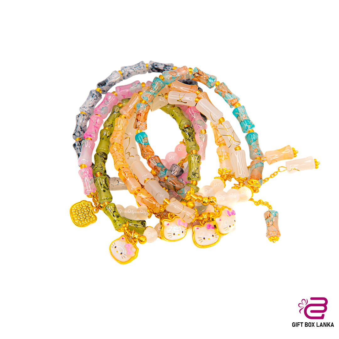 Hello Kitty Bead Bracelet (D- 1001)