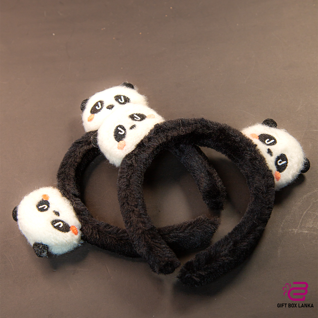 Panda Fluffy Cute Hair Band (D- 781)