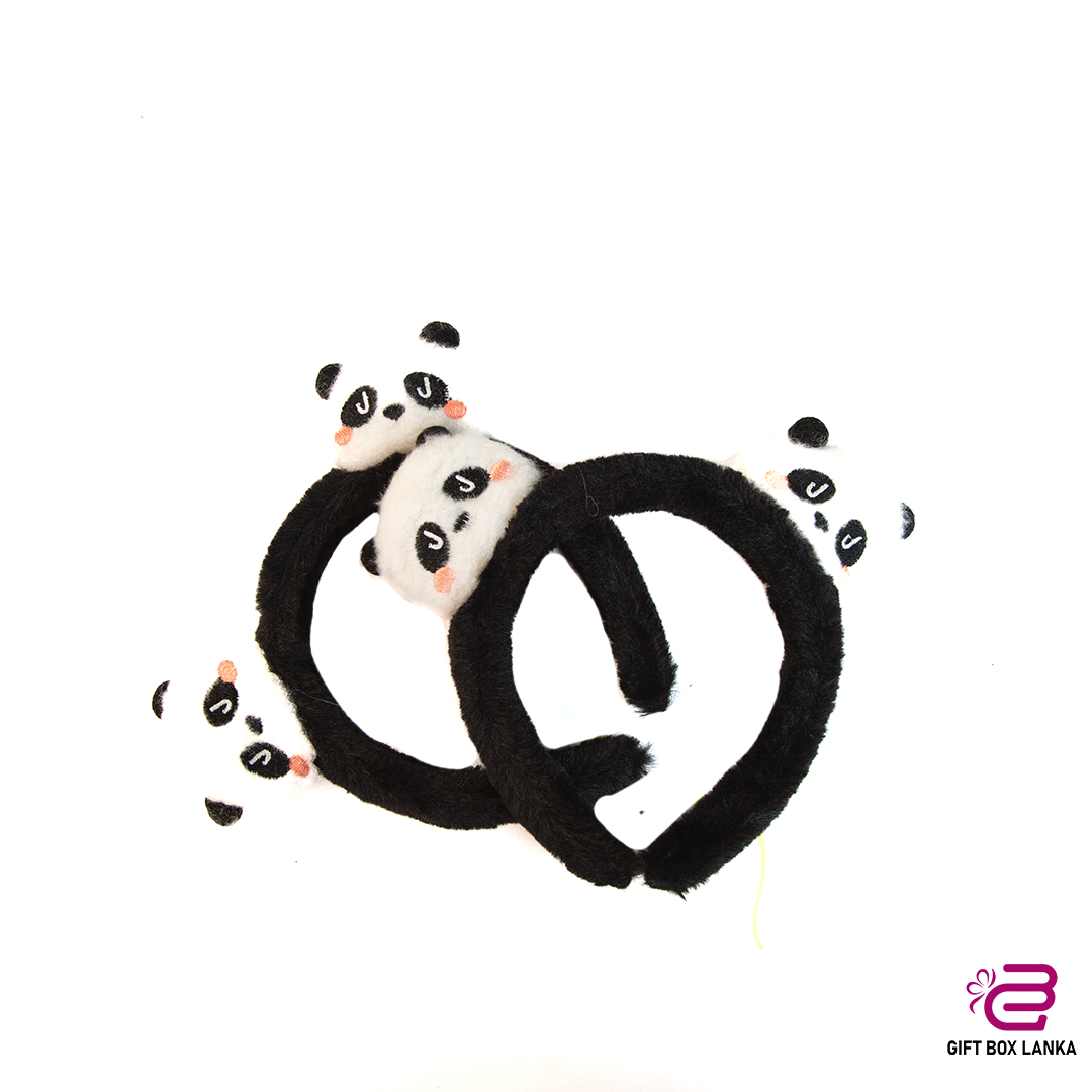 Panda Fluffy Cute Hair Band (D- 781)