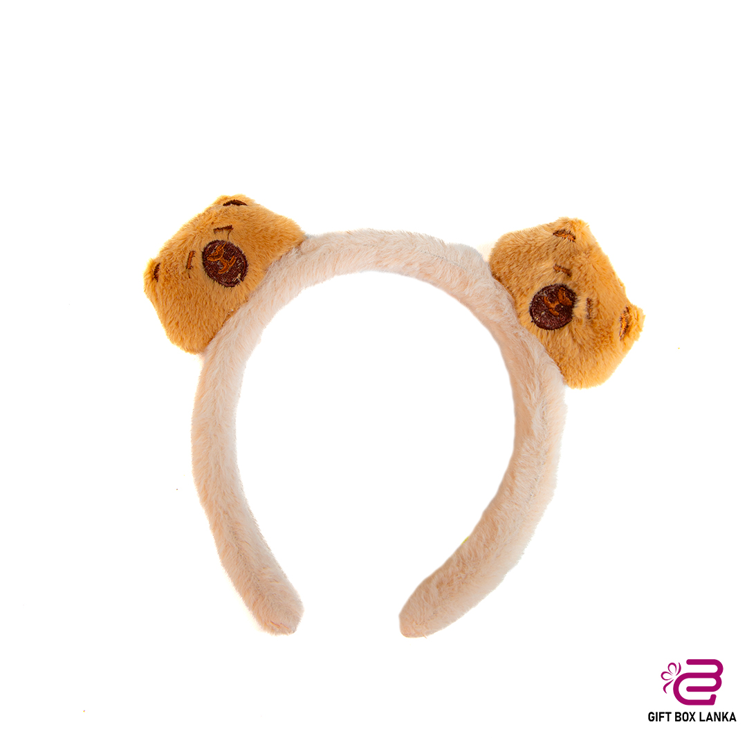 Bear Fluffy Cute Hair Band (D- 782)