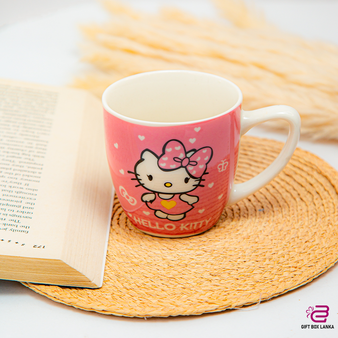 Hello Kitty Mug with Spoon (D- 544)