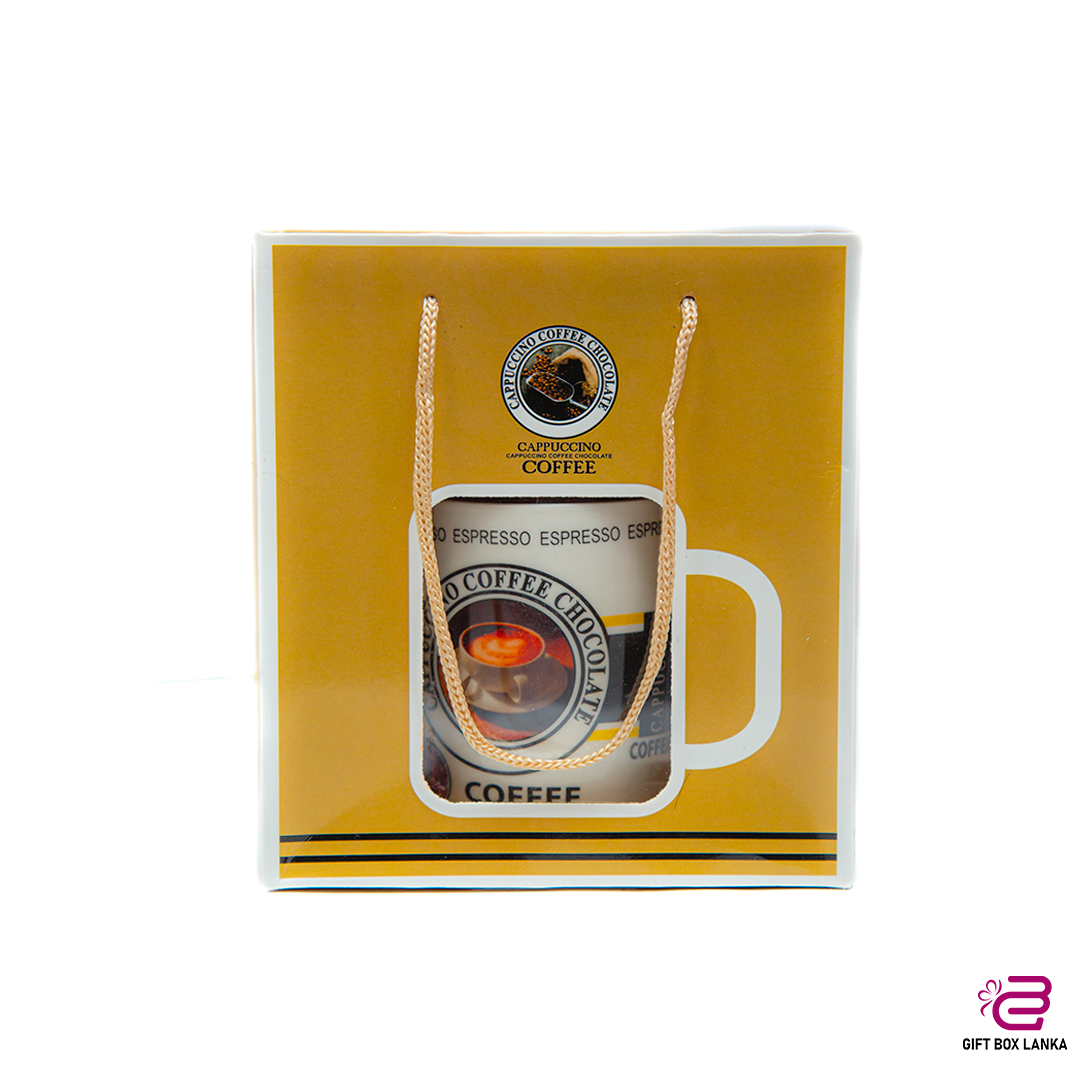 Cappuccino Coffee Mug with Spoon (D- 750)