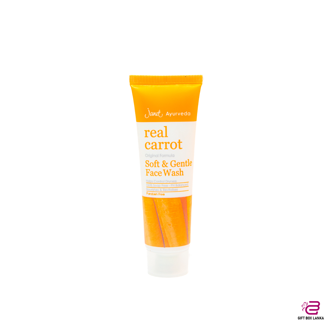 Janet Real Carrot Soft & Gentle Face Wash 50ml