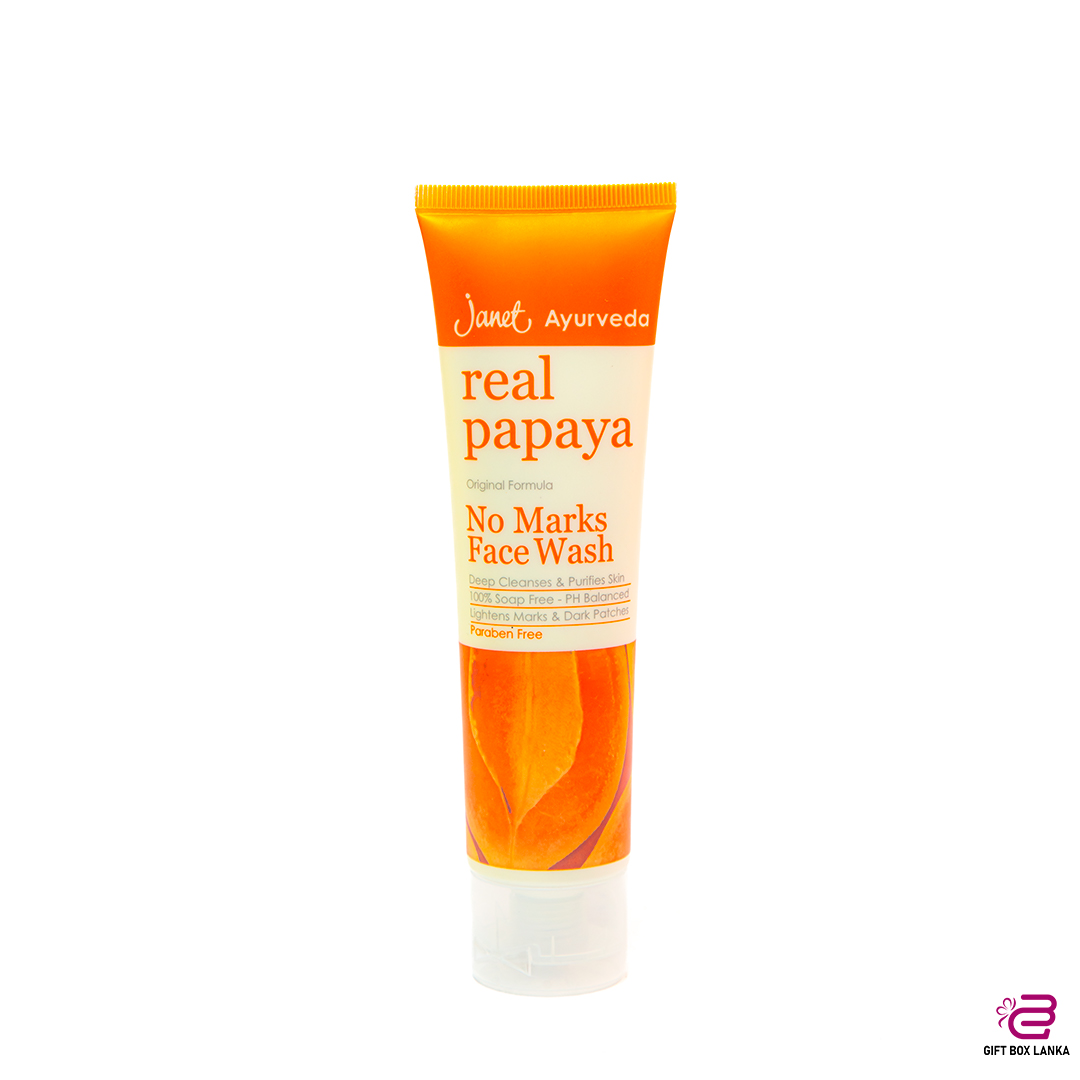 Janet Real Papaya No Marks Face Wash 100ml (D-1951)
