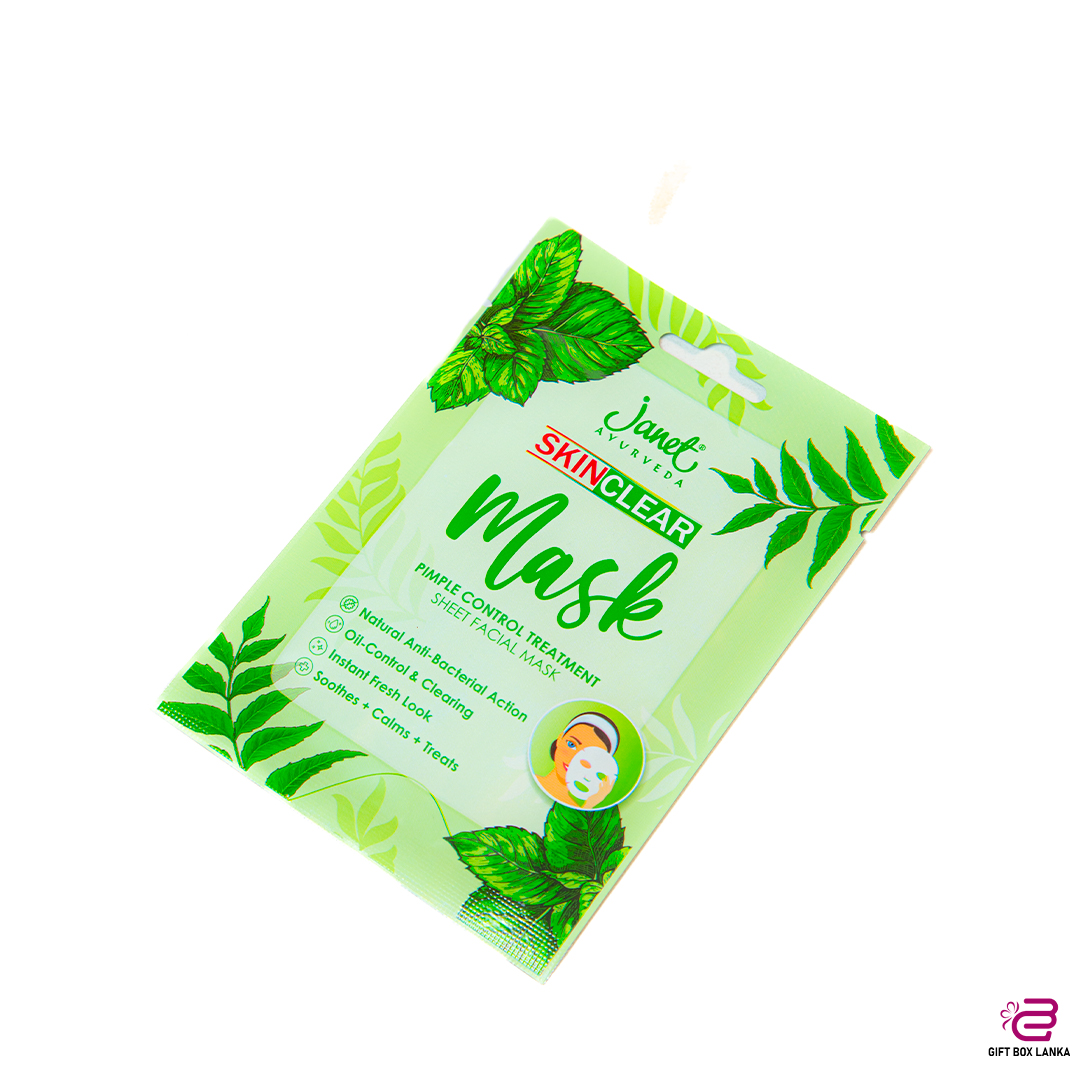 Janet Pimple Control Treatment Sheet Facial Mask (D-1954/3)